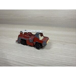 1980s PlayArt Metal Fire Truck Vintage Made in Hong Kong See Photos!